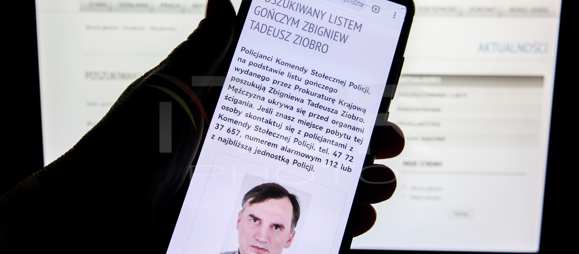 Arrest Warrant For Polish Former Justice Minister Zbigniew Ziobro