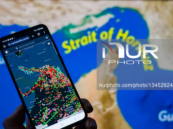 Strait Of Hormuz - Iran Conflict - Marine Traffic - Photo Illustration