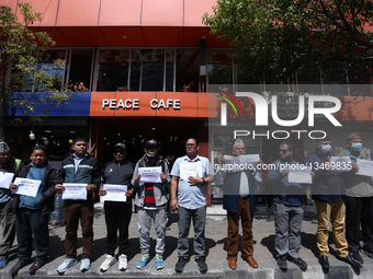 Kathmandu Activists Stage Coordinated Protests Calling For End To US/Israel–Iran Conflict