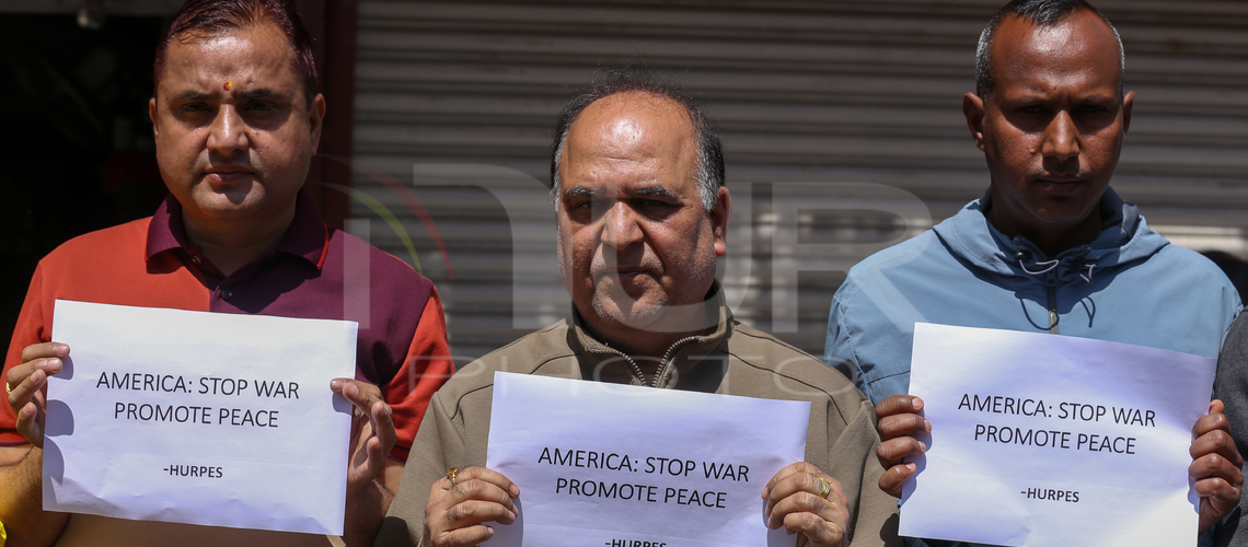 Nepali Activists Calls For Peace In Middle-East Amid Ongoing Tension Between The Iran And Israel