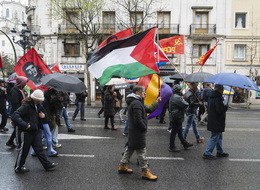 No To War Demonstration In Santander, Spain