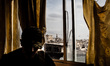 Aleppo, Syria, 2012-10-24..A view of destroyed town from a flat in Old City District.

Pho...