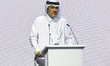 Minister of State and Chairman of Qatar Free Zones Authority,Ahmad Al Sayed speaks during...