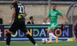TA' QALI, MALTA - JULY 11: Frantzdy Pierrot (R) of Maccabi Haifa in action during the UEFA...