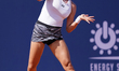 Dayana Yastremska (UK) in action on the fields of the ''Country Club Palermo'' during the...