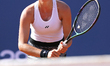 Dayana Yastremska (UK) in action on the fields of the ''Country Club Palermo'' during the...
