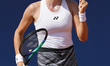 Dayana Yastremska (UK) in action on the fields of the ''Country Club Palermo'' during the...