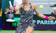 Laura Siegemund during the final match against Iga Swiatek , WTA BNP Paribas Warsaw Open t...