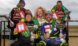 All the winners: Rear: Colin Blackbourn & Carl Pugh (25), Front: Dan Bray (240) (left) Pa...
