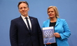German Interior Minister Nancy Faeser and President of German Federal Office of Criminal I...
