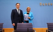 German Interior Minister Nancy Faeser and President of German Federal Office of Criminal I...