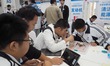 BEIJING, CHINA - OCTOBER 25, 2023 - Students have an engine model assembly experience at t...