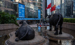 A General view showing the Exchange Square on October 25, 2023 in Hong Kong, China. John L...