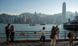 A General view showing the Hong Kong Skyline on October 25, 2023 in Hong Kong, China. John...
