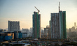 A General view showing residential Housing in construction on October 25, 2023 in Hong Kon...