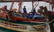 Personnel from the Directorate of Maritime Police, Marine and Air Police Corps, National P...