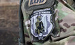 KHARKIV REGION, UKRAINE - OCTOBER 24, 2023 - A patch reads 'No Right for an Error' as a co...