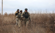 KHARKIV REGION, UKRAINE - OCTOBER 24, 2023 - EOD experts of a consolidated squad of the Ex...