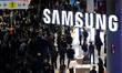 The Samsung stand during the 3rd day of Mobile World Congress in Barcelona, 23rd of Februa...