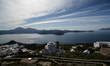 Skyline of Plaka Village on Milos, on February 22, 2016. 