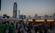 A General view showing the Wine and Dine Festival on October 26, 2023 in Hong Kong, China....