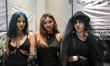 Visitors pose for a photo as they visit ARKA Fashion Week in Dhaka, Bangladesh on October...