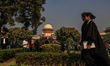 Media Persons , Lawyers are seen inside the premises of Supreme Court during the final Ver...