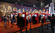 Visitors are playing the video game Tekken 8, created by Bandai Namco, at the ''Paris Game...