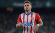Aleix Garcia of Girona FC is playing during the La Liga EA Sports match between Real Betis...