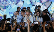 Vice presidential candidate and the Indonesian president's son, Gibran Rakabuming Raka (mi...