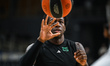 Kendrick Nunn, number 25 of Panathinaikos AKTOR Athens, is playing in the Euroleague, Roun...