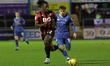 Greg Leigh of Oxford United is running with the ball during the Sky Bet League 1 match bet...