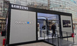 Customers are shopping for Galaxy S24 series mobile phones at an installation house built...