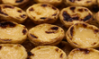 Pasteis de nata are seen in Lisbon, Portugal on February 11, 2024. 