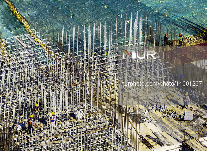 Subei Irrigation Canal Construction in Huai 'an