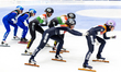 Elisa Confortola and Etienne Bastier are competing in the women's 3000m relay event on the...