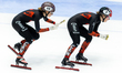 Claudia Gagnon and Kim Boutin are competing in the women's 3000m relay event on the first...