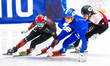 Steven Dubois, Pietro Sighel, and Diane Sellier are competing in the 1000m men's event on...