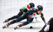 Kazuki Yoshinaga is competing in the men's 500m event on the first day of the ISU World Cu...