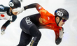 Tianyi Zhang is competing in the men's 500m event on the first day of the ISU World Cup Sh...