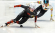 Felix Roussel is competing in the men's 500m event on the first day of the ISU World Cup S...