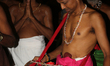 Tamil Hindu devotees are offering prayers during the Nallur Sappram Thiruvizha Festival at...