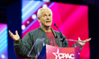 Peter Navarro, former Director of the White House National Trade Council speaks at the ann...