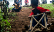 Children are riding Kadaplak in Kampung Pasir Angling, Bandung, Indonesia, on February 26,...