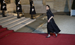 France's Minister for Sports and Olympics, Amelie Oudea-Castera, is arriving at the Elysee...