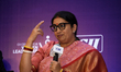 Smriti Irani, India's Women and Child Development Minister, is speaking at a conference on...