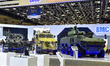 BMC armored vehicles are on display at the Doha International Maritime Defence Exhibition...