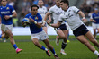 Ange Capuozzo of Italy is in action during the Guinness Six Nations 2024 match between Ita...