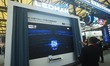 Visitors are looking at a 163-inch LED Ultra HD 8K display wall at the 2024 Appliance & El...