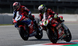 Iker Lecuona from Spain, of Team HRC with a Honda CBR1000 RR-R, is battling against Alvaro...